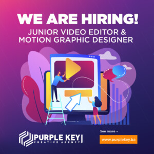 JUNIOR video motion designer post