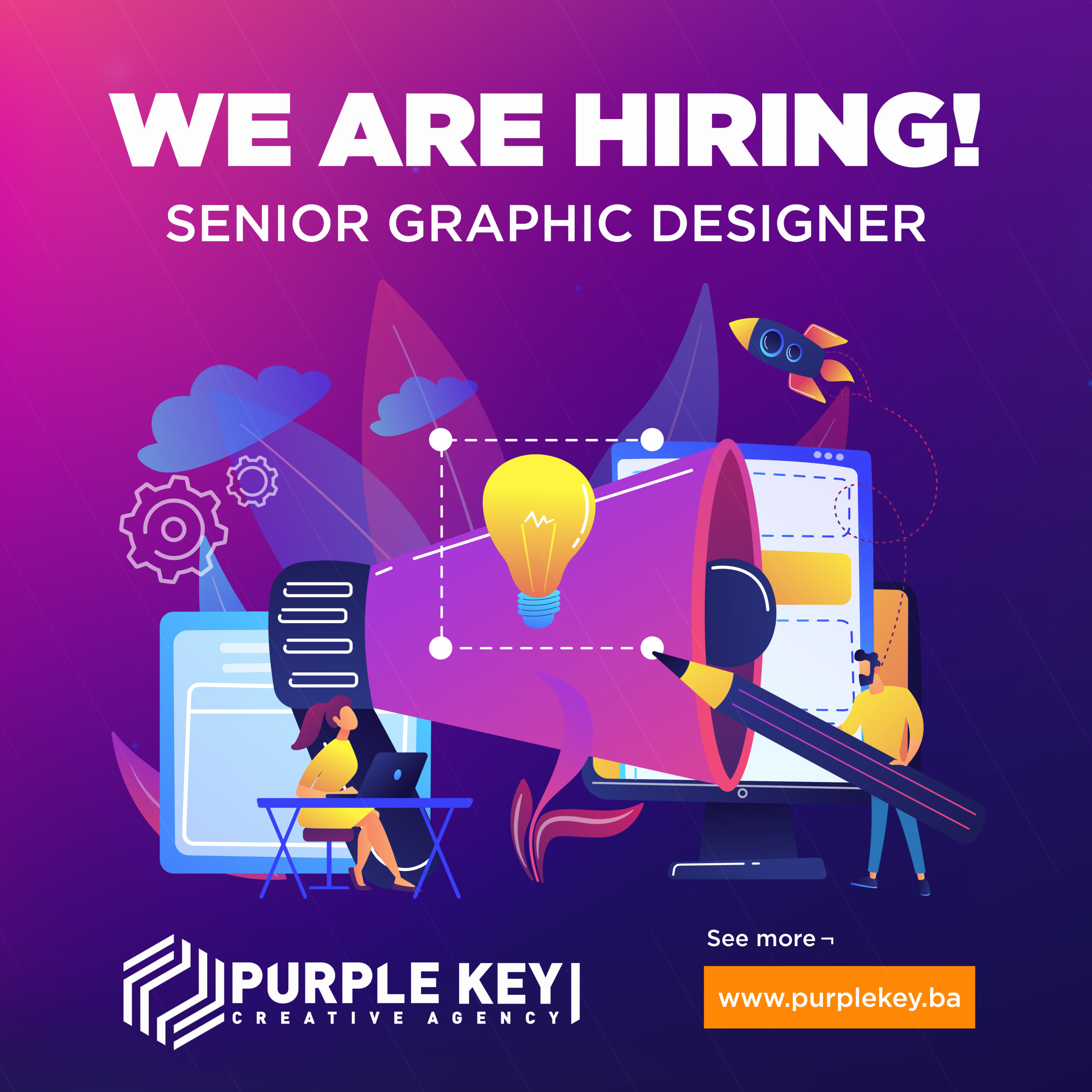 Senior Graphic Designer - Purple Key