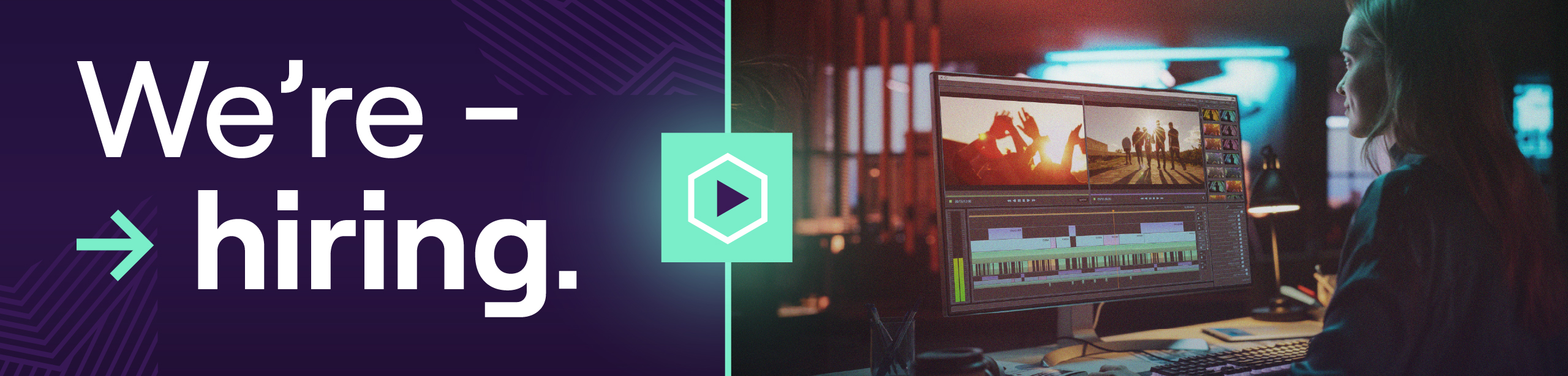 Employment Visual Template JUNIOR VIDEO 2560x615px