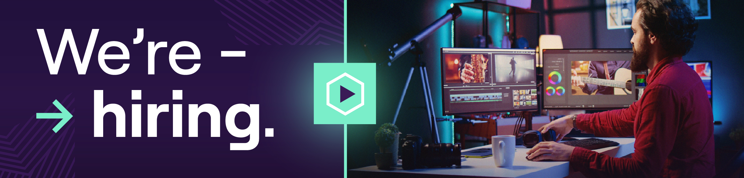 Employment Visual Template SENIOR VIDEO 2560x615px