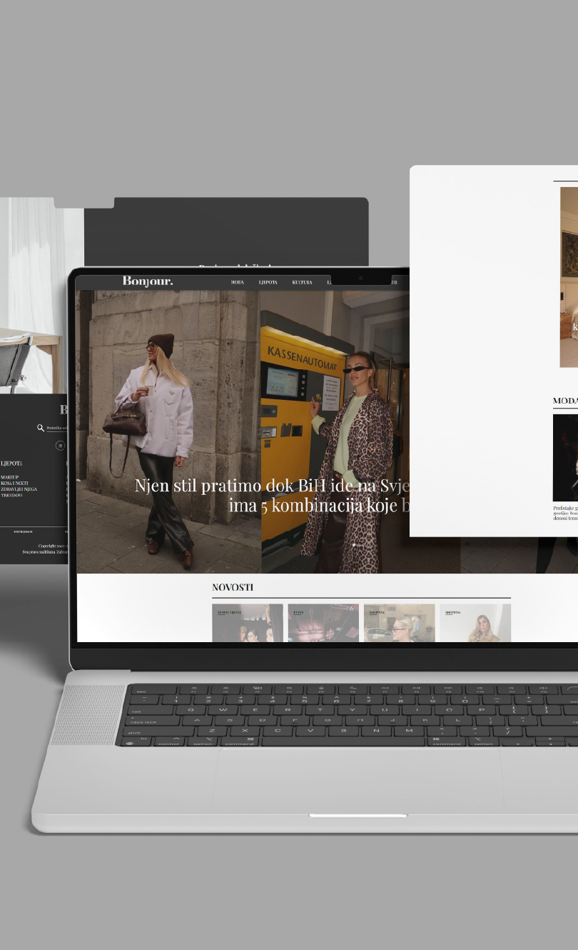 Bonjour.ba – Website Redesign