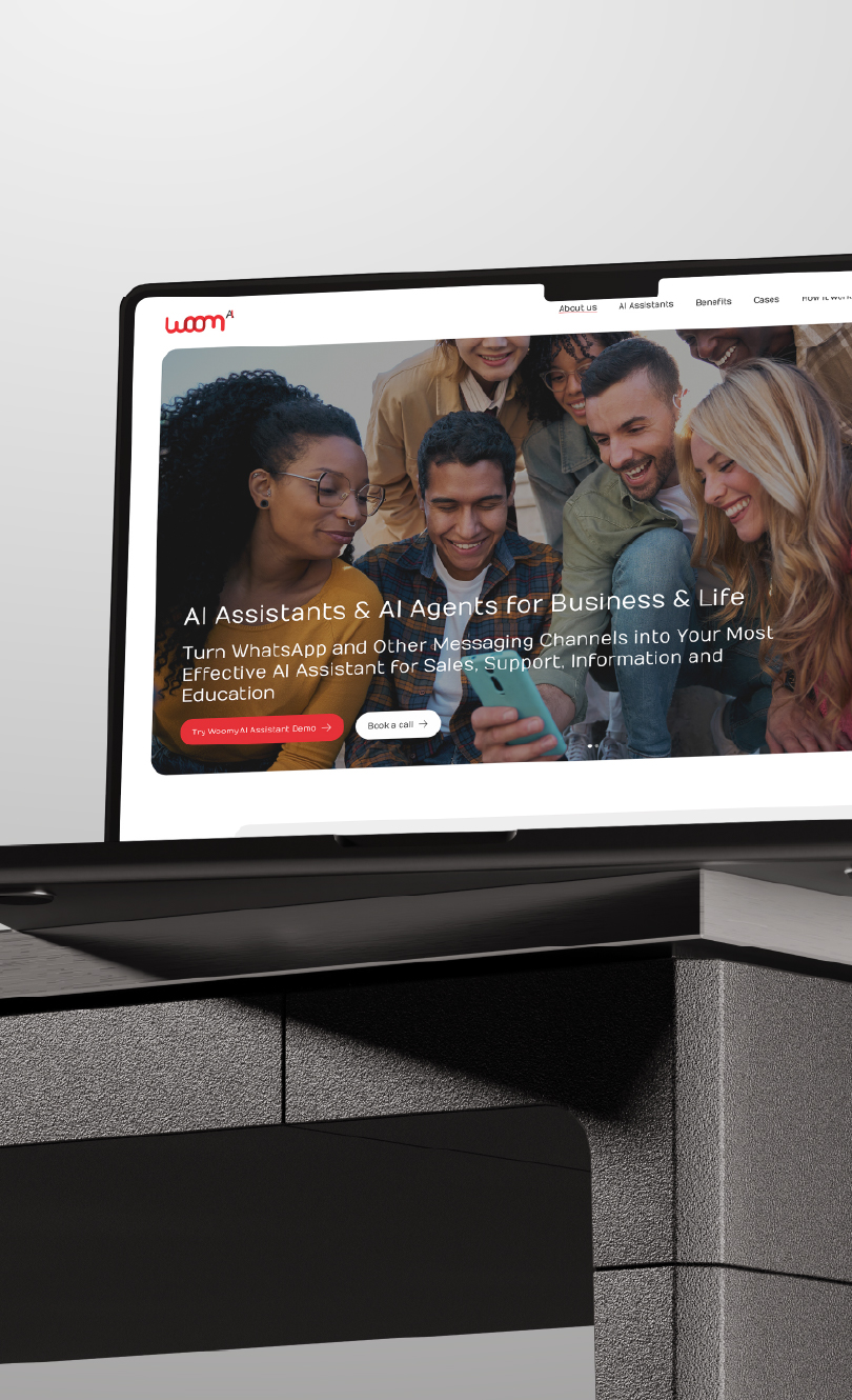 WoomAI — Website Redesign