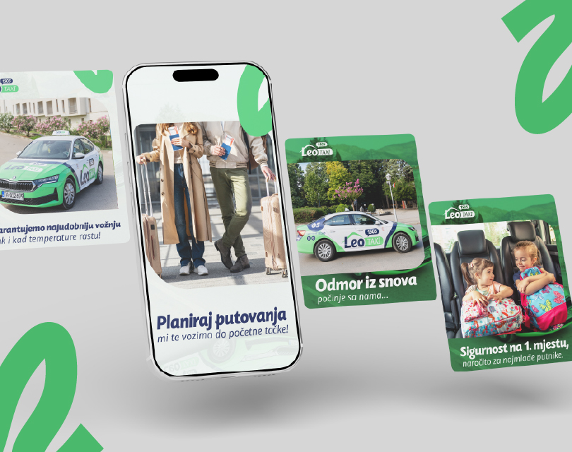 Leo Taxi — Social Media Management and Content Creation